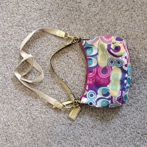 Coach Poppy Pop Graffiti Signature C purse